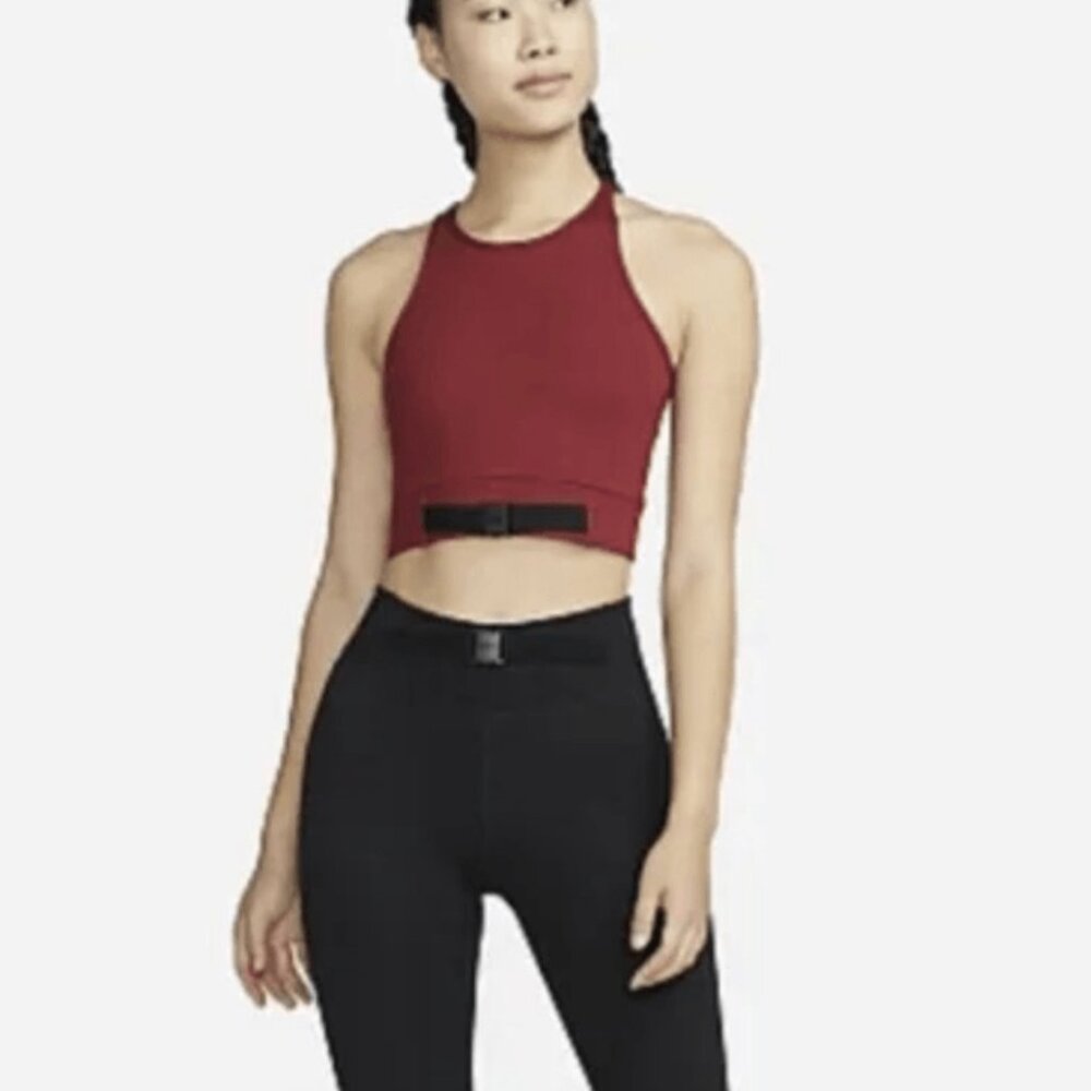 Nike Dri-FIT Buckle Crop Tank | Size XL | Style DD5063-690 | NWT | Buckle Detail